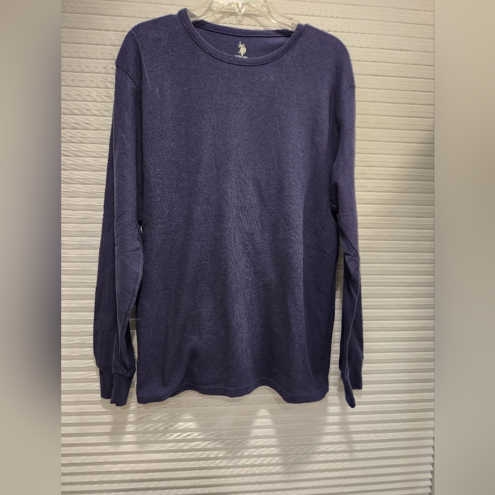 Men's Blue Long Sleeve Shirt